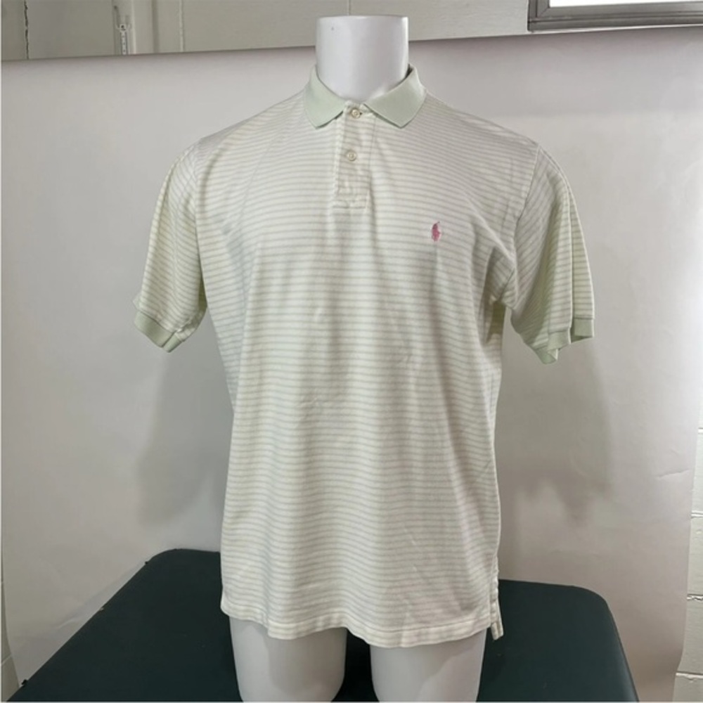 Ralph Lauren Polo Mens X-Large Striped Short Sleeve Pony XL  (147)